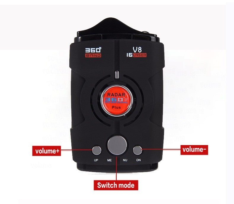 V8 Car Mobile Radar Speed Detector Mobile Speed Detection English Russian Switch
