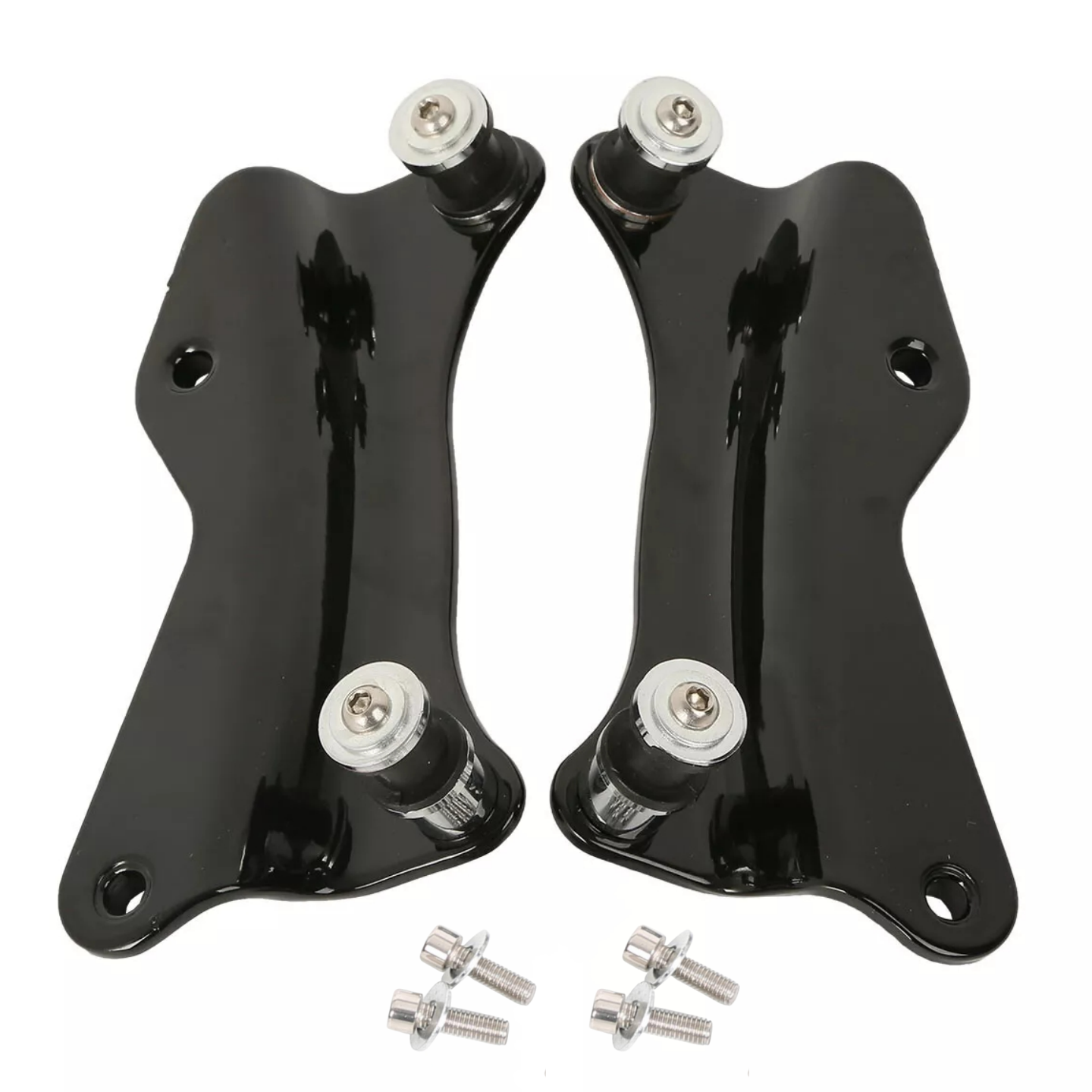 Solid Spare Black Docking Hardware Kit 4 Point For Harley Davidson Touring 2014-2026 2023