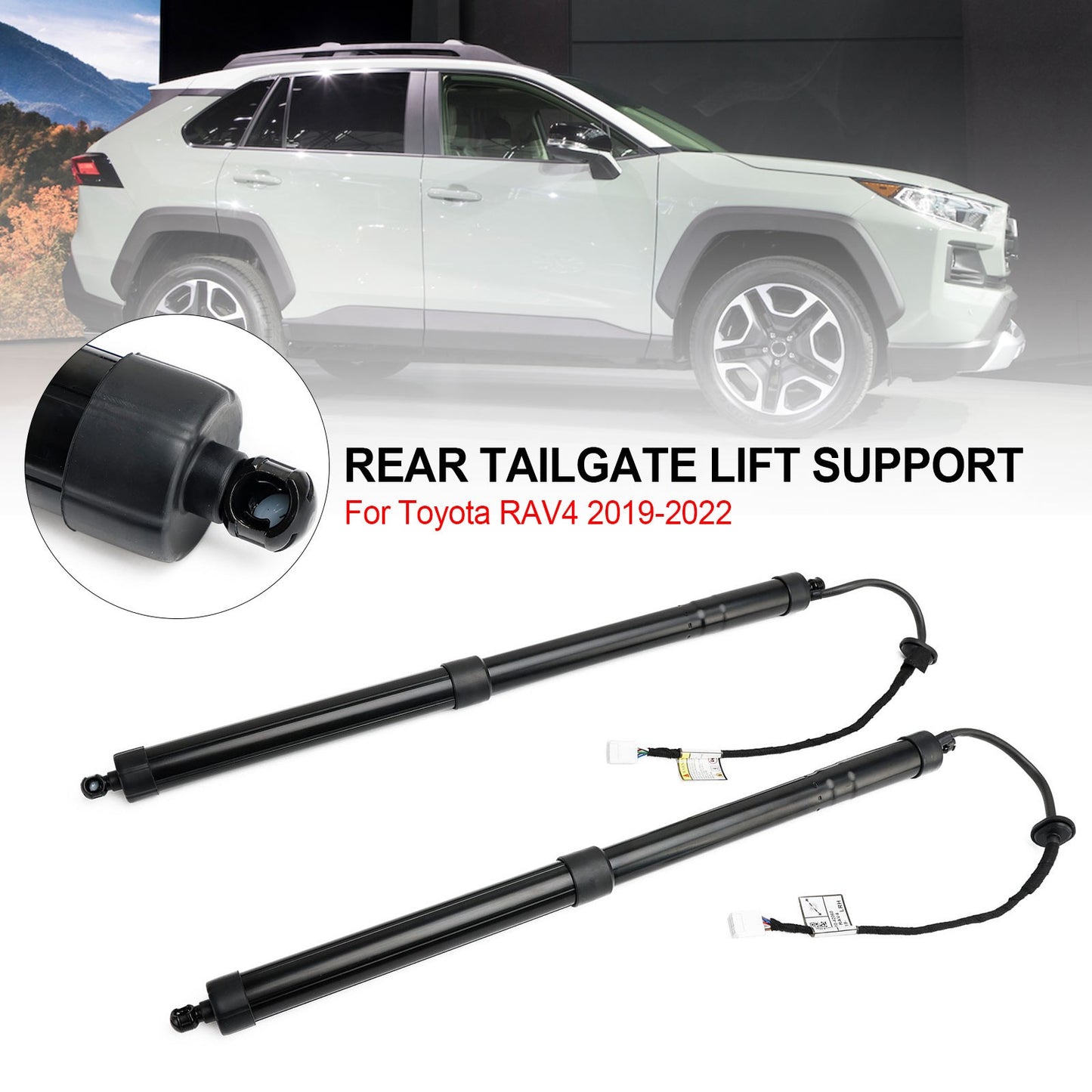 2PCS Rear Tailgate Hatch Lift Support 6892042020 fit Toyota RAV4 2019-2022