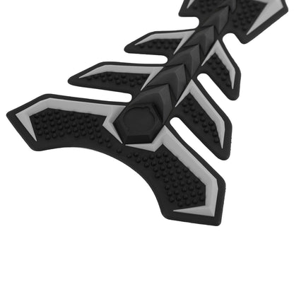Motorcycle Sport Bike Gas TANK PAD Cover Decal Protector Sticker Black-Gray