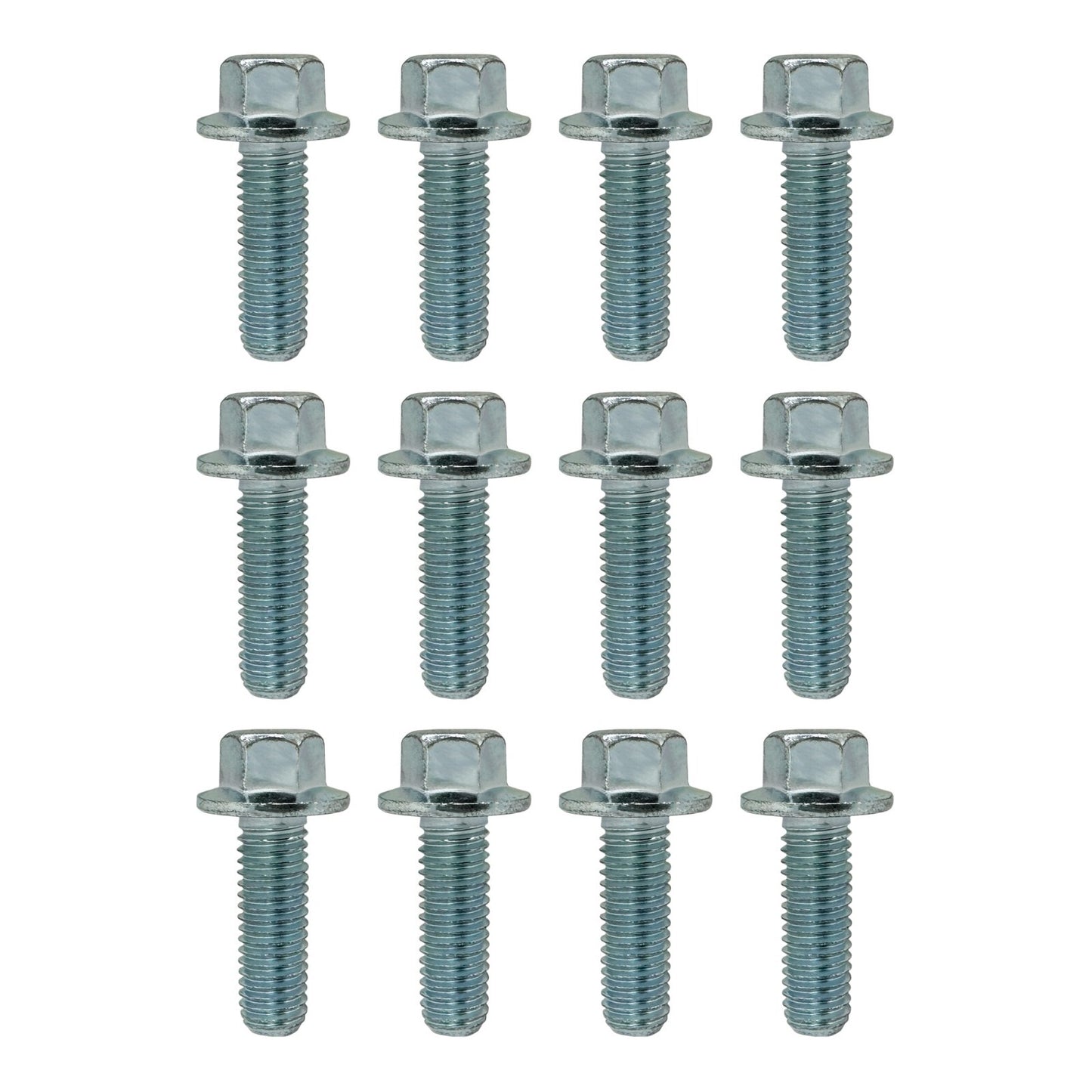 Exhaust Manifold Header Bolts for GM Chevy LS LT Engine LS1 LS2 LS3 LSX - Zinc
