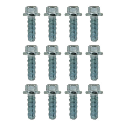Exhaust Manifold Header Bolts for GM Chevy LS LT Engine LS1 LS2 LS3 LSX - Zinc