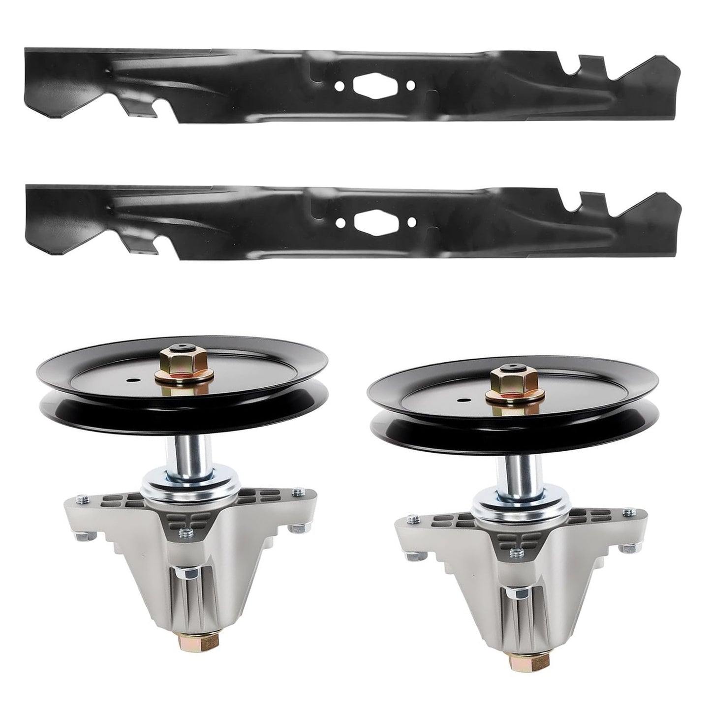 618P09395 Mower Deck Spindle w/2 Blade For Cub Cadet Craftsman Z5400 Mustang Z46