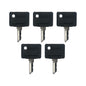 (5) Ignition Key For Crown Forklift Walkie Wave PE3000 - 107151-001, 089216-001