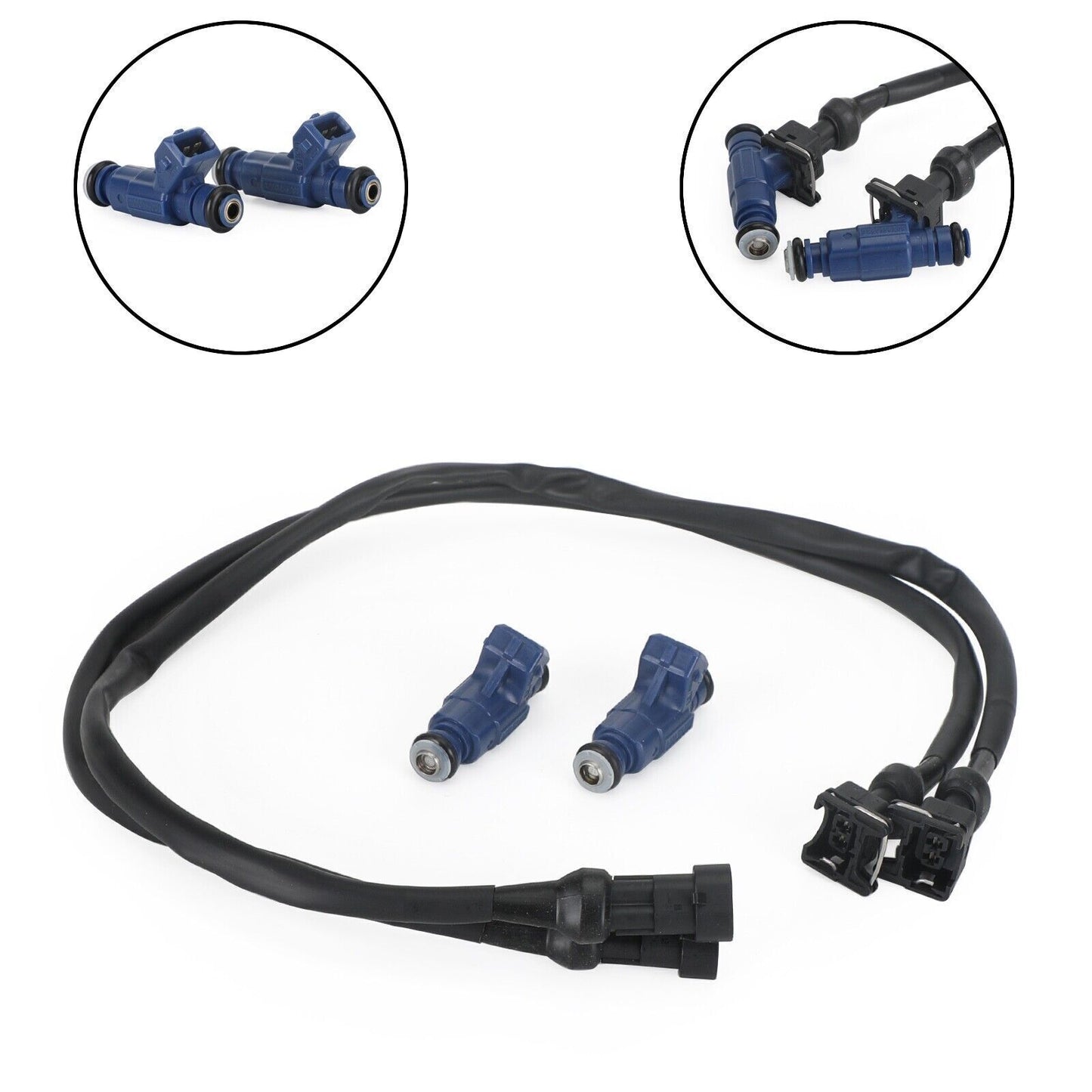 2X F#1l Injectors 1202863 fit Polaris RZR Sportsman Ranger EFI 700 800 05-14