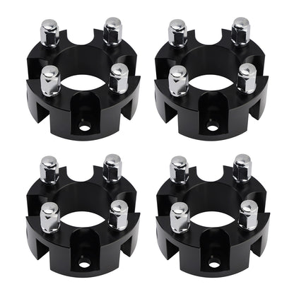 2" Wheel Spacers Kit Cable Golf Carts Lug Nuts Black For Yamaha Club Car Ezgo