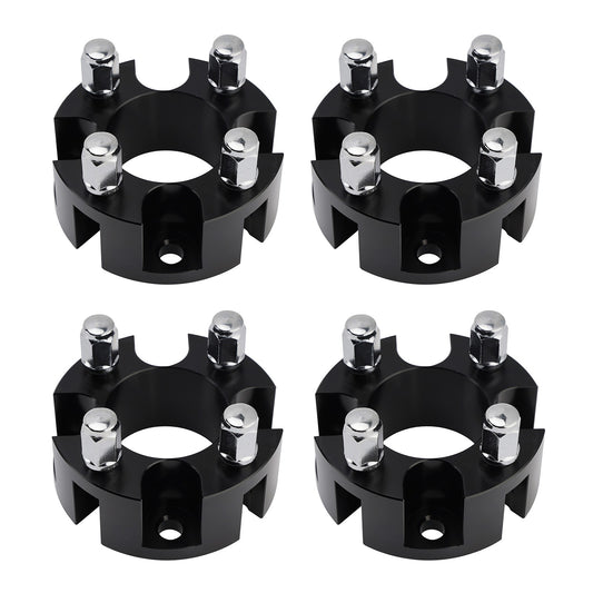 2" Wheel Spacers Kit Cable Golf Carts Lug Nuts Black For Yamaha Club Car Ezgo
