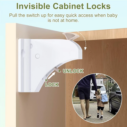 Baby Child Safety Magnetic Cabinet and Drawer Locks for Proofing Kitchen 8 Pack
