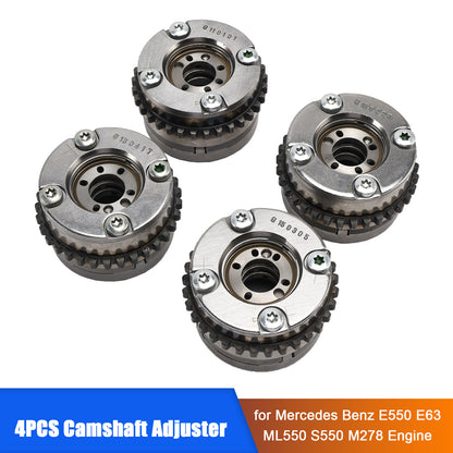 4PCS Camshaft Adjuster for Mercedes Benz E550 E63 ML550 S550 M278 Engine