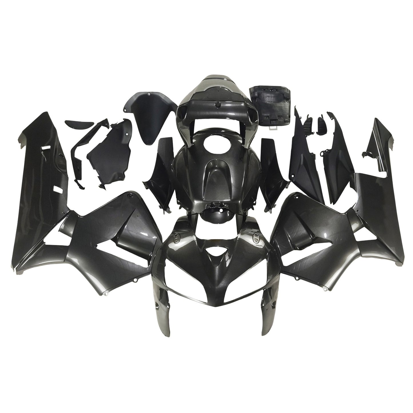 Amotopart Injection Fairing Kit Bodywork For Honda CBR600RR 2005-2006 F5 black