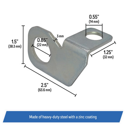 Rear Axle Safety Flag Whip Mounting Bracket for Motorcycle Dirt Bike Motocross