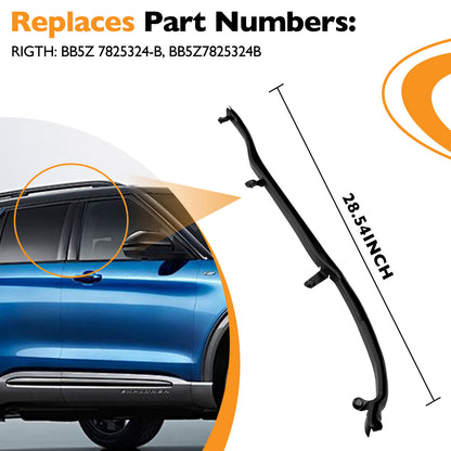 Rear Right Door Edge Weatherstrip Seal For 2011-2019 Ford Explorer BB5Z7825324B