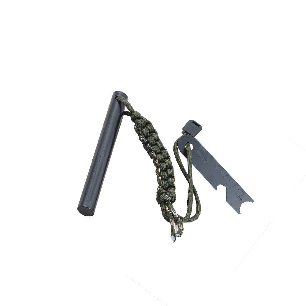 HUGE 5 x 1/2" FERRO ROD Fire Starter Survival Striker Flint + Emergency Paracord