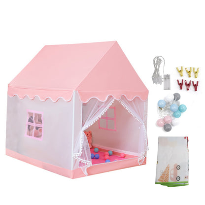 Assembly Tent with Metal Frame Kids Indoor Play Tent for Boys & Girls