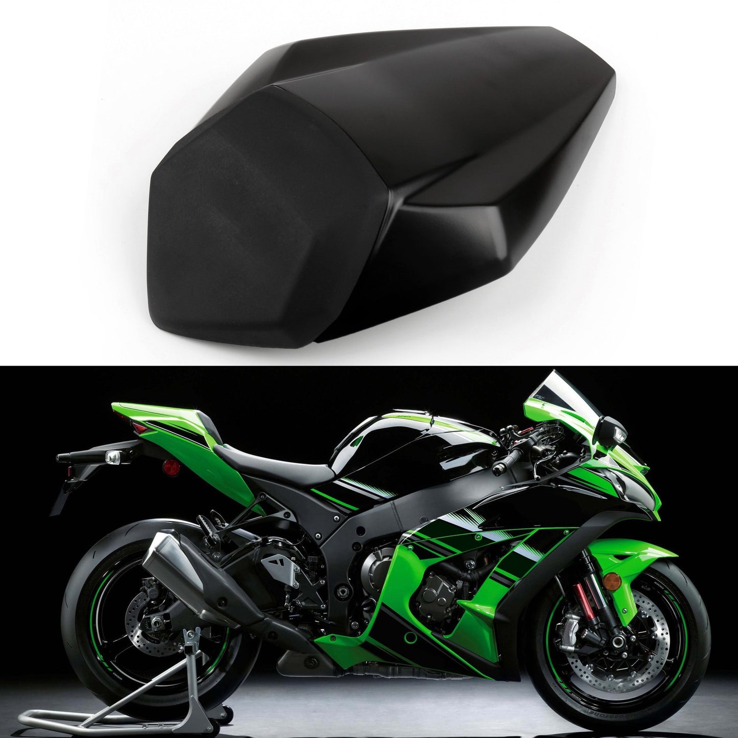 Rear Seat Cover Cowl For Kawasaki Nijia ZX10R ZX10-R  2016-2024 MBlack