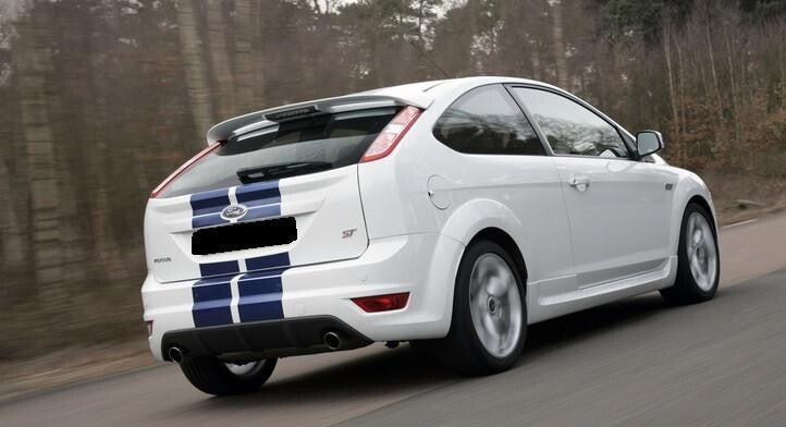 DUAL 7" VINYL RALLY STRIPES RACING STRIPE + INSTALL KIT For FORD FOCUS