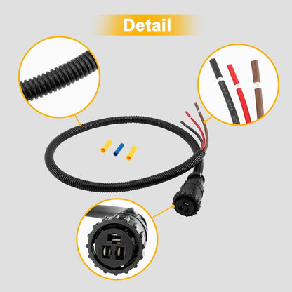86511459 187103A1 Power Connector Kit Fits Case IH Tractor Combine Cotton Picker