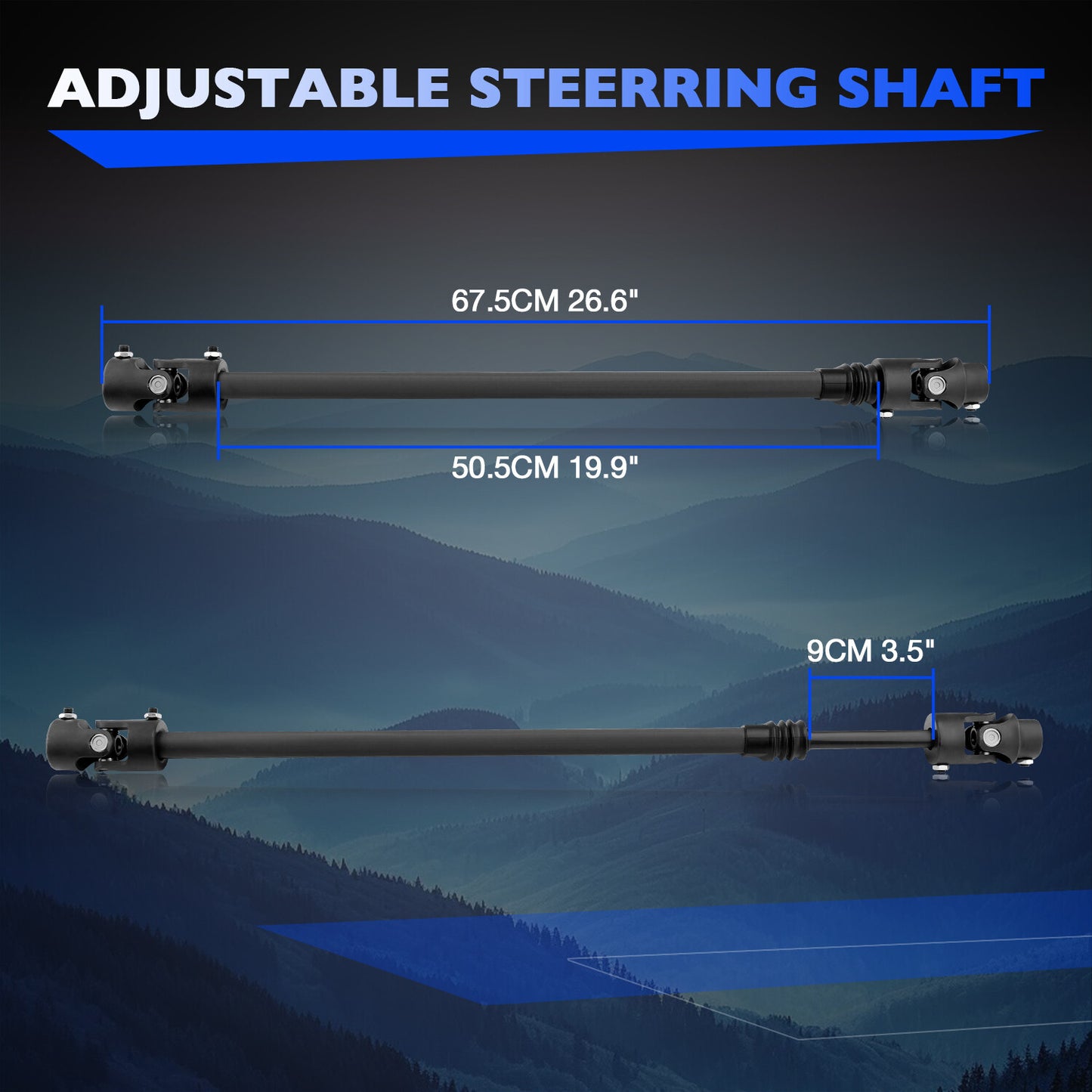 Telescopic Lower Steering Column Shaft For 79-94 Chevy GMC C/K 1500 2500 000935
