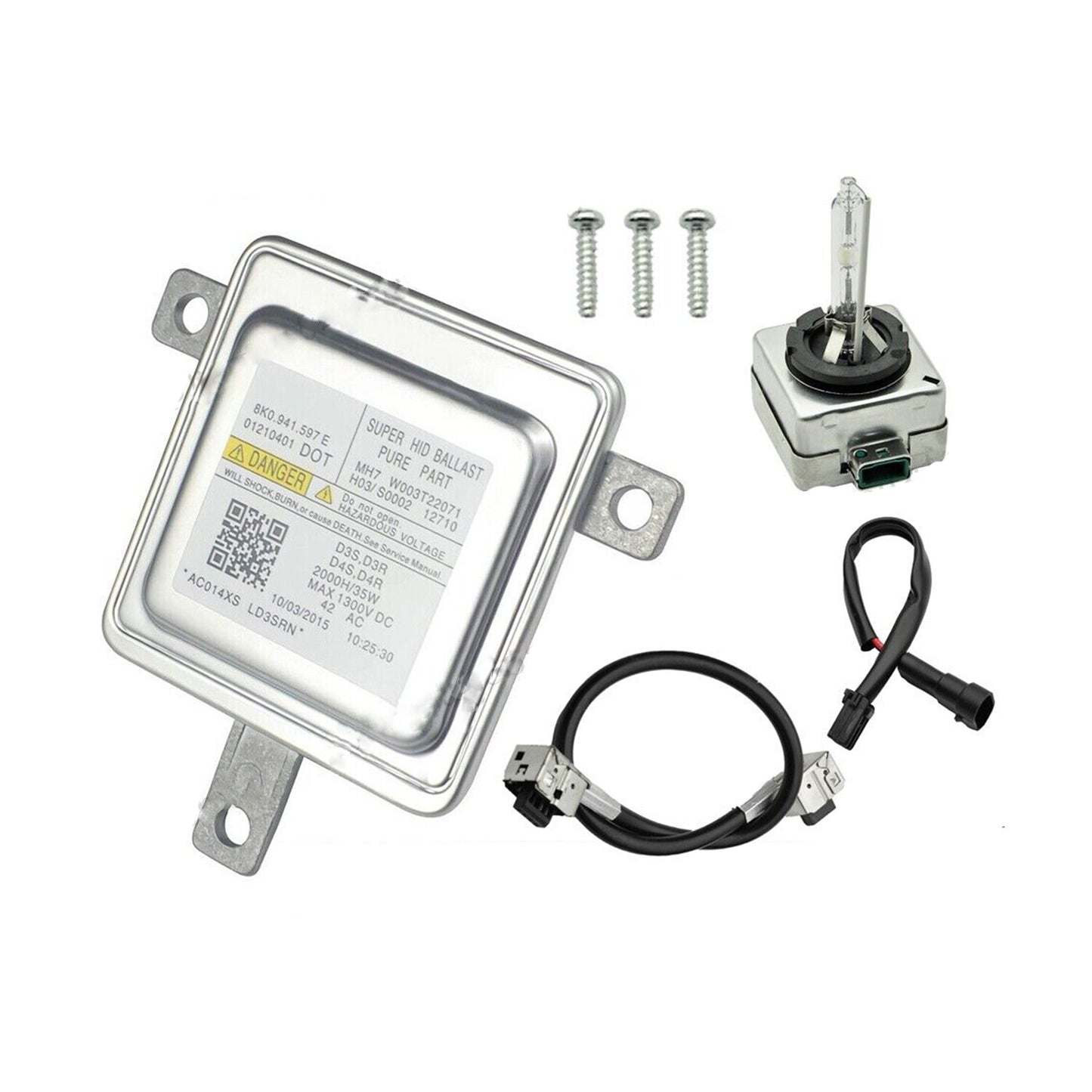8K0941597E Xenon HID Headlight Ballast Control Unit & D3S Bulb For Audi A4 A5 VW