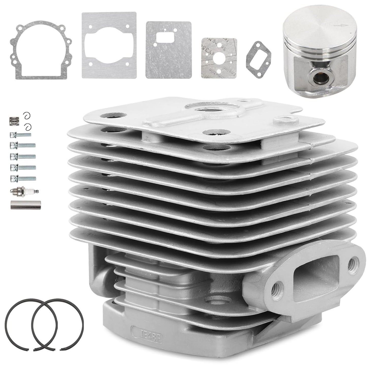 48mm Cylinder Piston Kit For Echo Backpack Blower PB-650 PB-650H PB-651H PB-750H