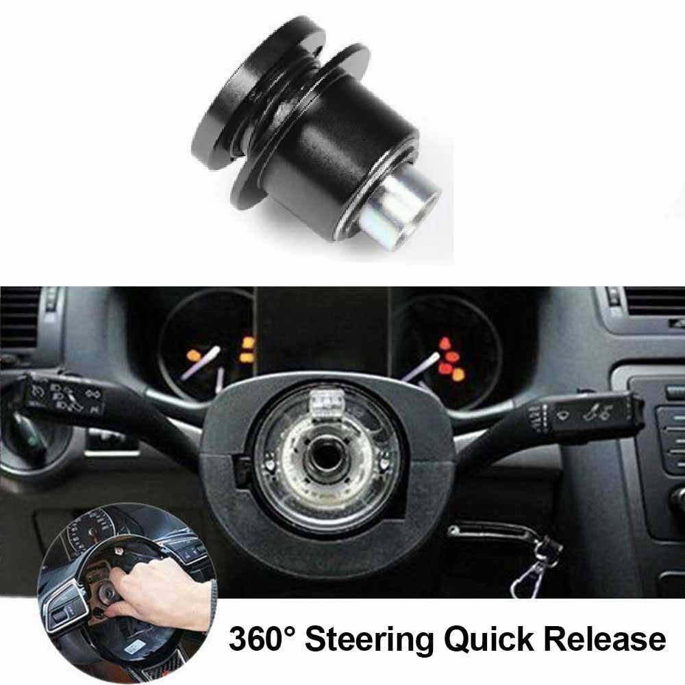 Excellent Quality 360 Steering Wheel Quick Release Disconnect Hub Black