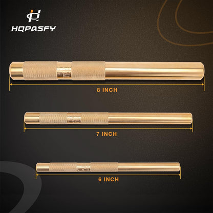 Set of 3 Brass Drift Punch Set 3/8" 1/2”3/4" 25075 25076 25077 Brass Punches
