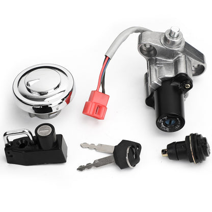 Ignition Switch Tank Cap Helemt Storage Lock Set For Yamaha XVS 125 250 650 1100