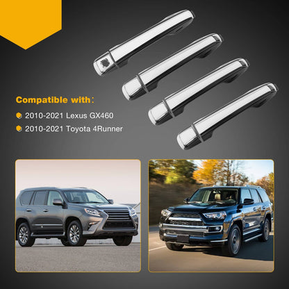Exterior Door Handle Driver Passenger Side For 10-21 Toyota 4Runner Lexus GX460