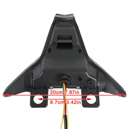 Integrated Tail Light Turn Signal Fit KAWASAKI Ninja ZX10R Z1000 Black 2013-2022