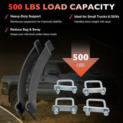 ‎EZ-550 Heavy Duty Helper Spring Kit For Ford GMC Pickup Trucks SUV & Trailers