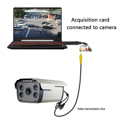 Video Capture Card VCR VHS to Digital DVD Converter Fit for Mac Windows 10 8