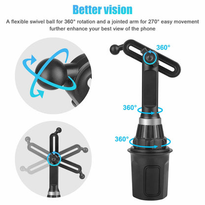 Adjustable Car Cup Holder Mount Universal for Garmin Nuvi/Drive/DriveSmart GPS