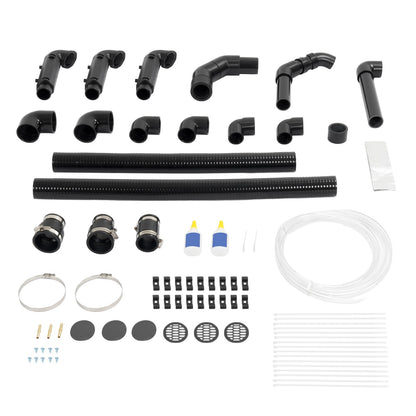 Solid Spare Black Snorkel Kits For CF-Moto CForce 800 1000 XC EPS Overland 2018-2023