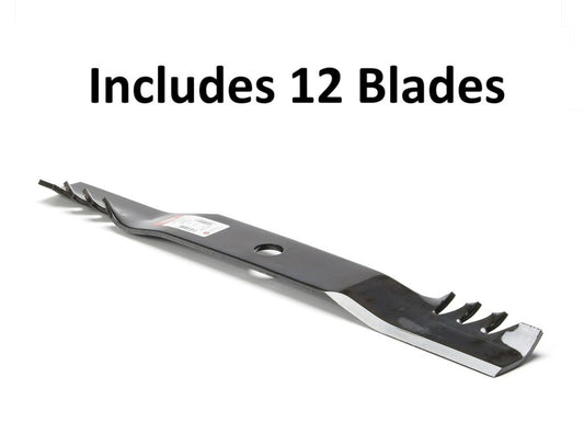 Solid Spare (12) Oregon 396-814 G6 Blade, Black Genuine