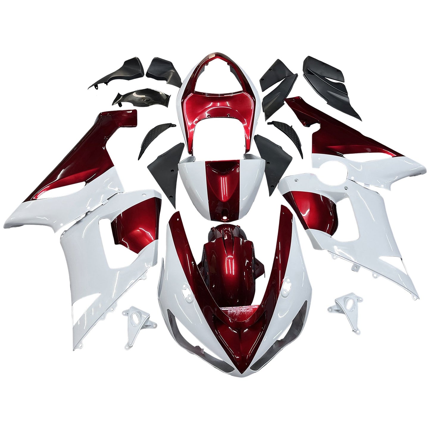 Amotopart Injection Fairing Kit Bodywork ABS For Kawasaki ZX6R 636 2005-2006 05`