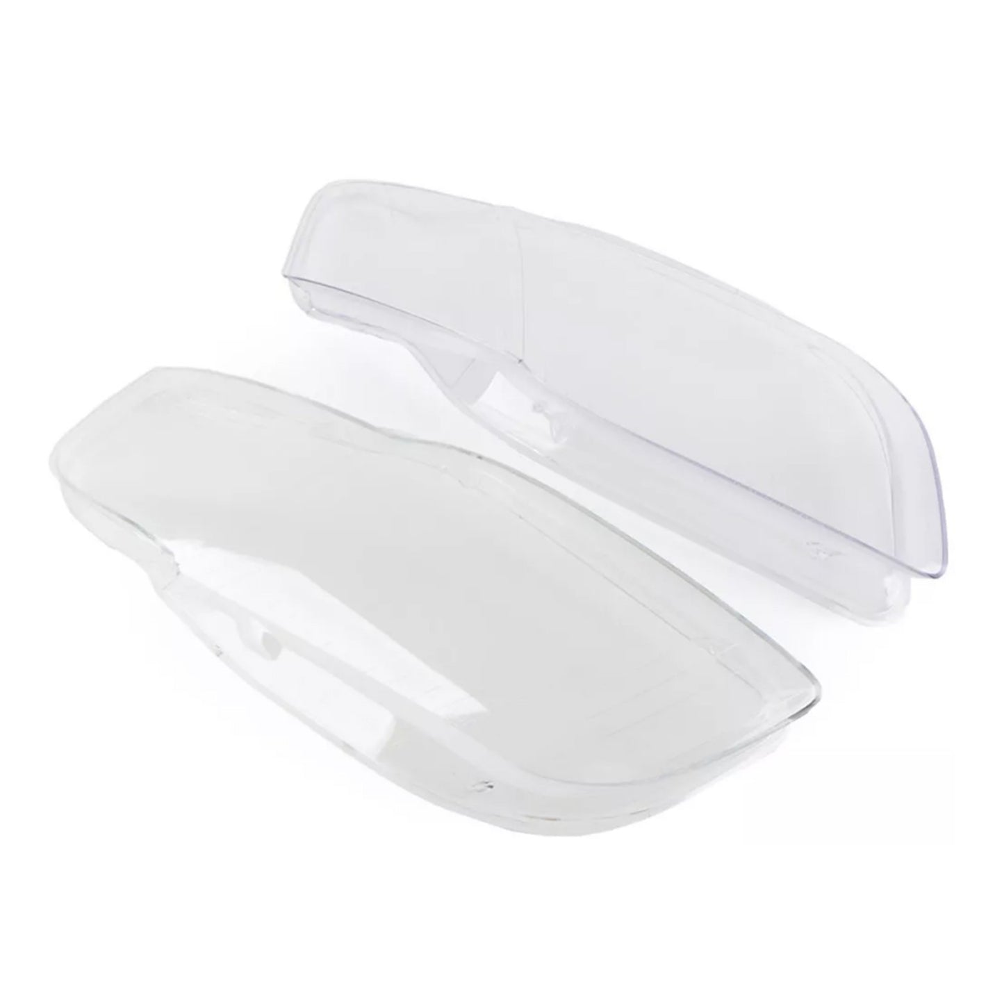 2PCS Front Headlight Glass Clear Cover For Audi A4 B7 8E 2005-2008