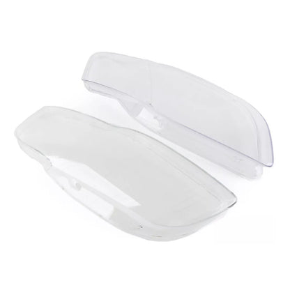 2PCS Front Headlight Glass Clear Cover For Audi A4 B7 8E 2005-2008