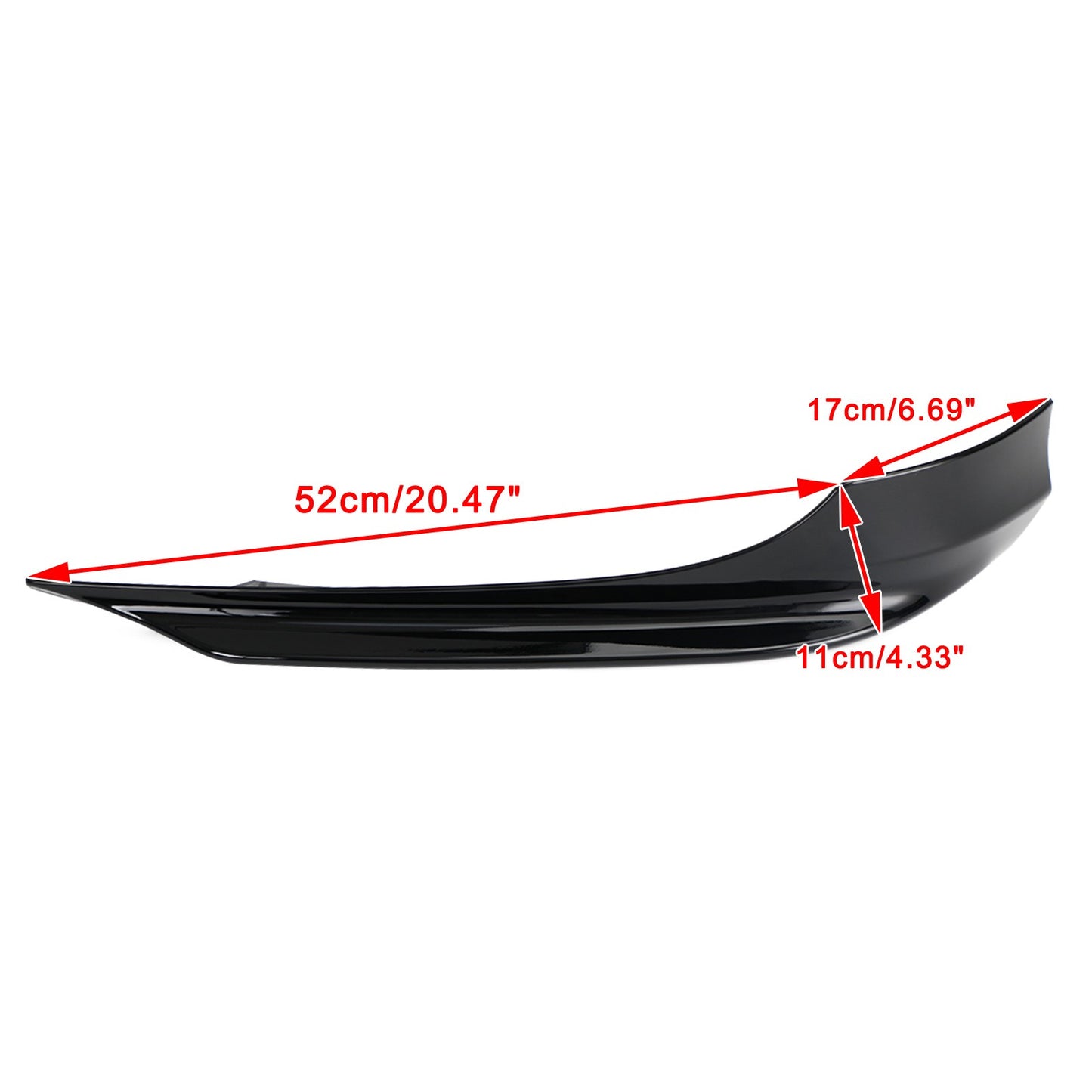 Front Bumper Lip Splitter Spoiler Fit BMW 3 Series E90 2008-2012 LCI PP*