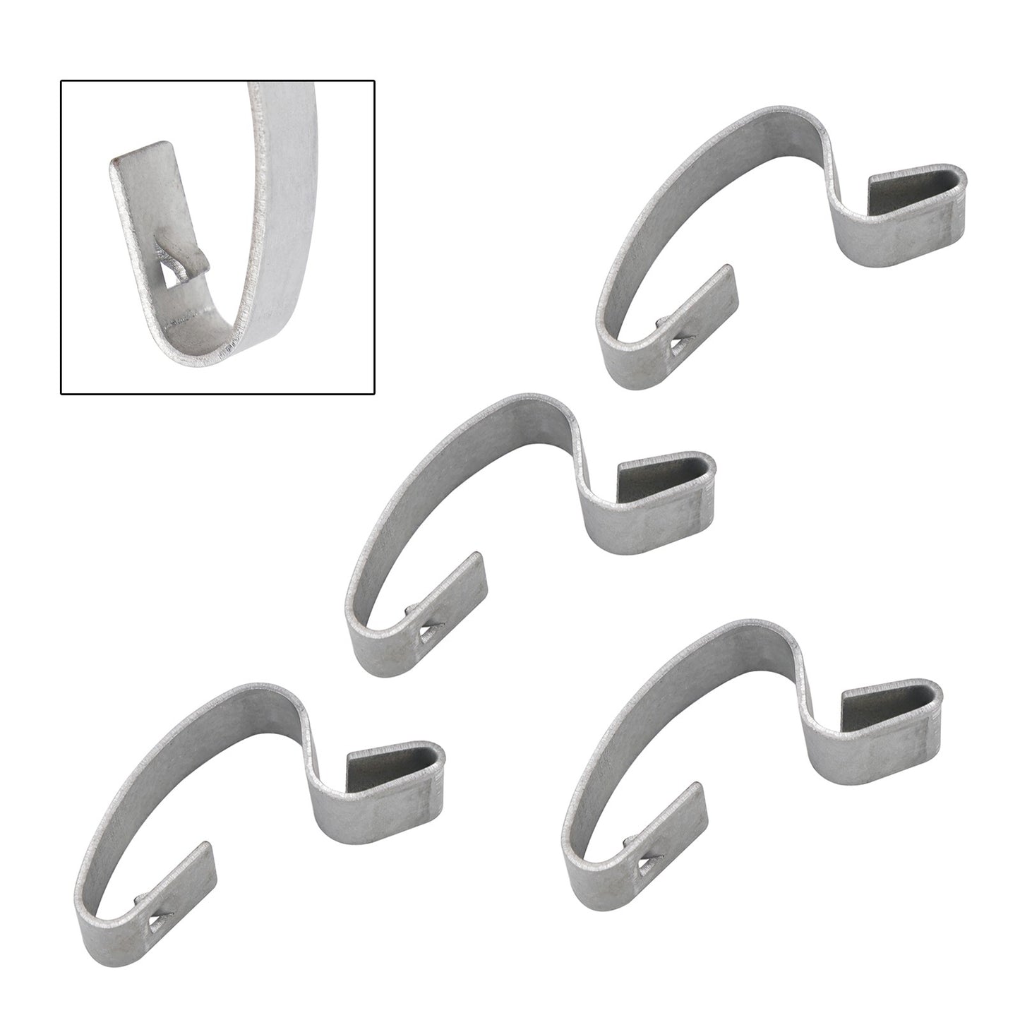 4X Hook Set Air Box Lid Clip 5Th-14436-00-00 For Yfm660 Grizzly 660 Raptor 700