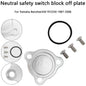 Neutral safety switch block off plate For Yamaha Banshee 350 YFZ350 87-06