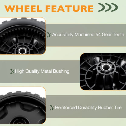 2x 8" Lawn Mower Wheel For Brute Craftsman Yard Machine Cub Cadet MTD 634-05040