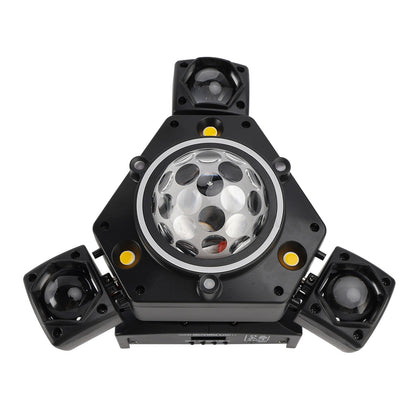 Three Head LED Stage Light Beam Moving Head Light With Laser DJ Disco Party