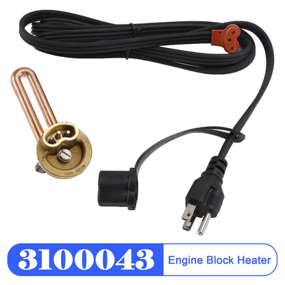3100043 Engine Block Heater for Ford F250 F350 6.9 & 7.3 83-94 120V 1000W