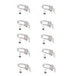 10x Watermelon Under Glow Frame Bracket Universal Clamp Style Mount For Truck RV