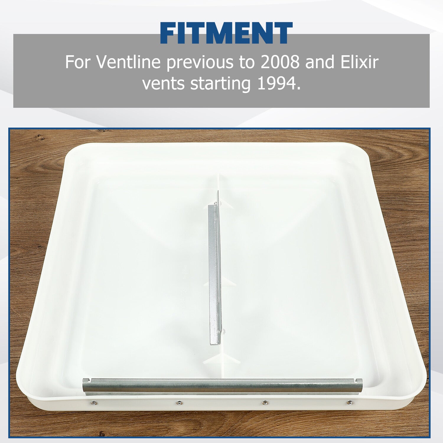 Solid Spare For RV Replacement 14"X14" Roof Vent Cover White Camper Vent Cover
