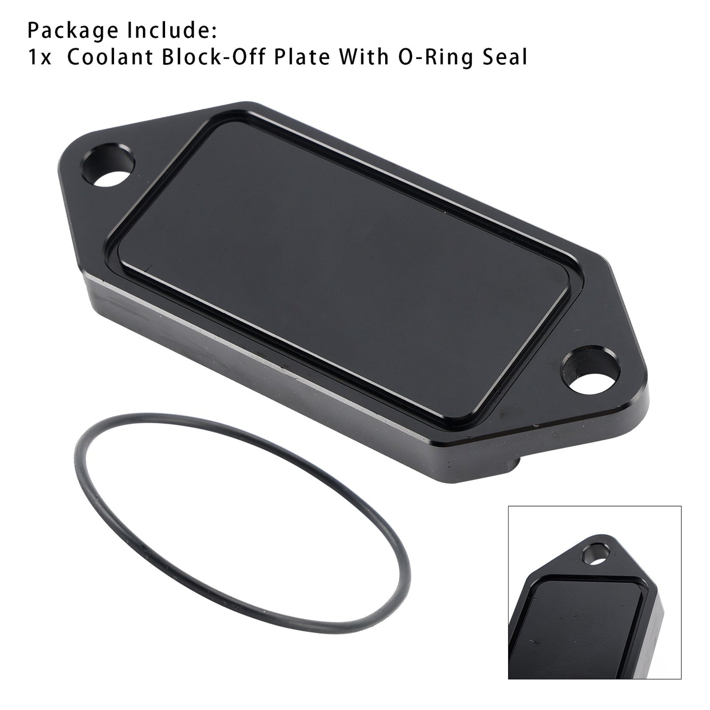 Coolant Block-Off Plate With O-Ring Seal DP0402 For Chevy GMC 6.6L Duramax 01-17