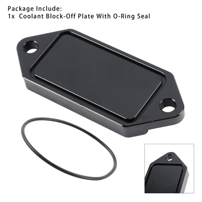 Coolant Block-Off Plate With O-Ring Seal DP0402 For Chevy GMC 6.6L Duramax 01-17