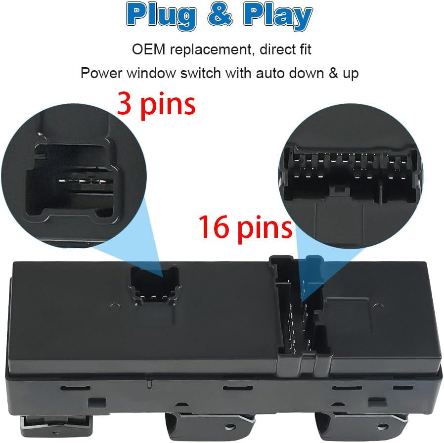 Master Power Window Switch Driver Side.For 2014~2016 Subaru Forester 83071-SG040