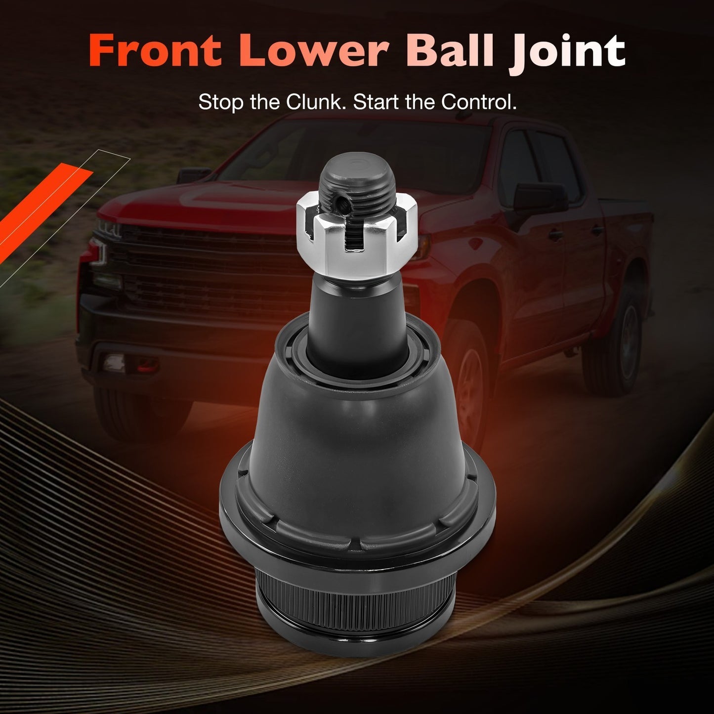 2 Pcs Front Lower Ball Joints For Chevy GMC Silverado Sierra Cadillac Escalade
