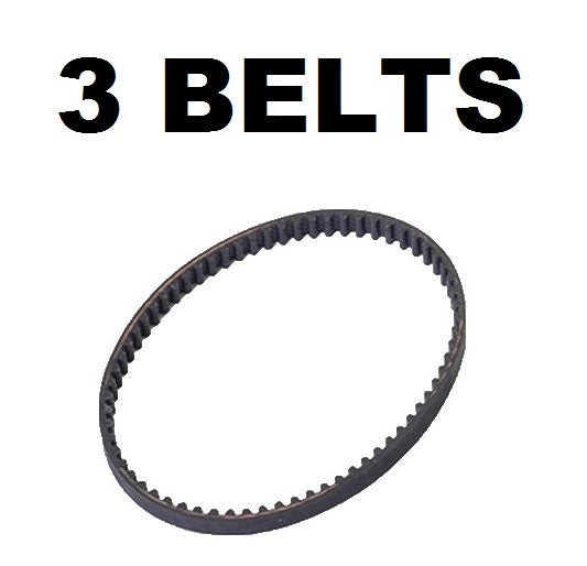 Solid Spare (3) Small Belts for Bissell 1548 ProHeat 2X Revolution